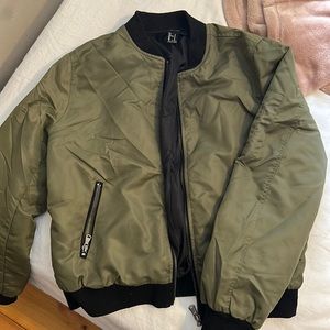 green jacket waterproof forever 21
